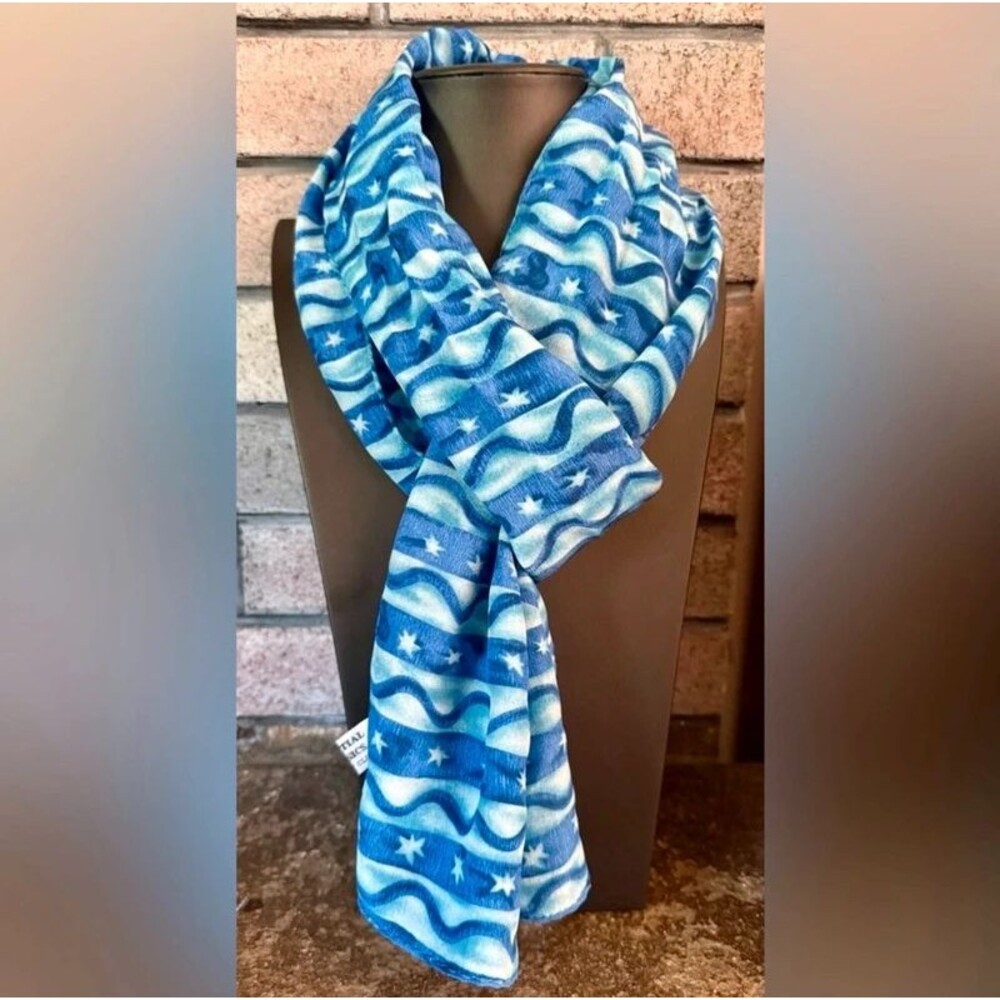 Vintage essential classics celestial design women’s silk scarf